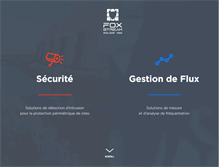 Tablet Screenshot of foxstream.fr
